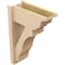 Ekena Millwork 8-in W x 18-in D x 26-in H Balboa Trad Rough Cedar Woodgrain TimberThane Outlooker, Primed Tan OUTUR080X18X26BOA04RCPR - alternate 4